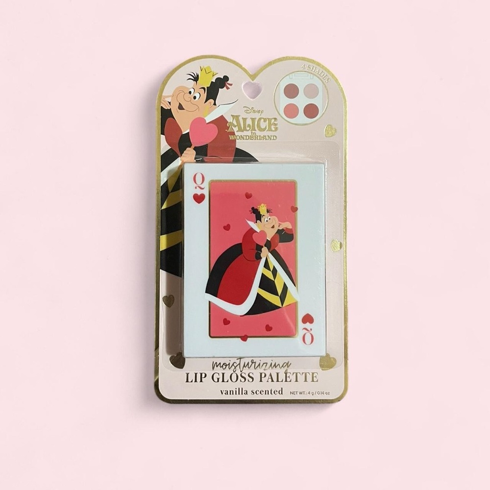 Disney Alice in Wonderland Pink Moisturizing Lip Gloss Palette